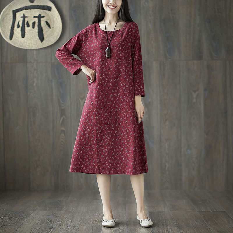 终于到秋天了,出门穿这棉麻装+平鞋,迷人好看,同事见了也想买