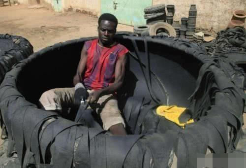  #人大#大量收购中国废弃轮胎，用途让人大感意外，非洲人真是聪