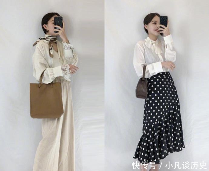「女人味」18套简约素雅的秋日chic风,温柔知性超有女人味!