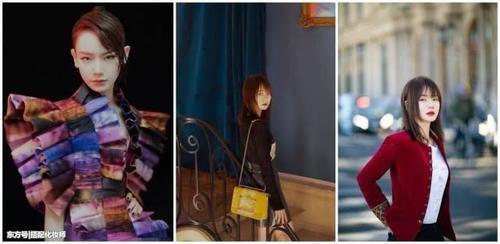 戚薇从巴黎时装周凯旋而归，穿了件男款西装，品味很独特啊！