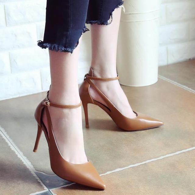 2018年魅力尖头细高跟鞋，完美修饰脚型，穿上气质有女人味！