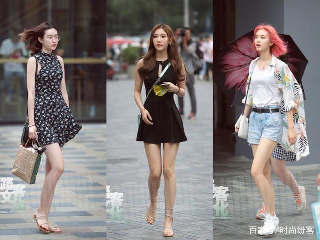 27张时髦的路人街拍，满屏都是小姐姐的纤长美腿~