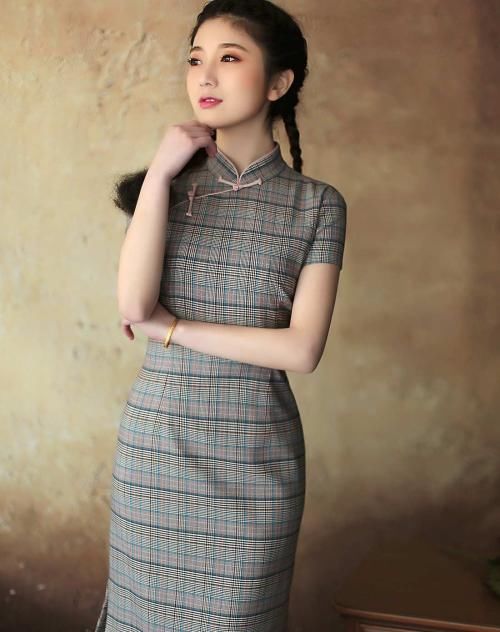 不同面料风格在旗袍上的呈现