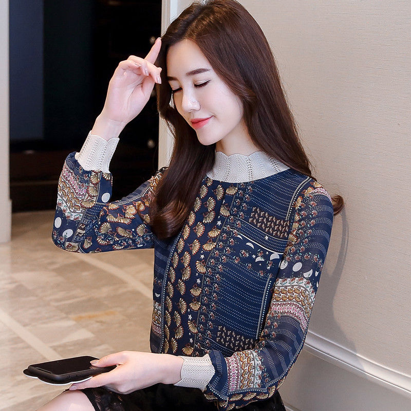 别再穿普通打底衫，太土了!现流行这样的雪纺衫，怎么穿怎么美