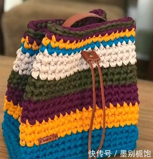 『手工』一点不比名牌包包差!多款手工编织的毛线包包,太时尚了