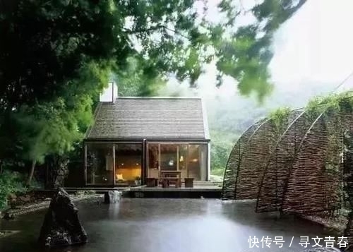 「院子」庭院里的一隅水景 , 美了整个院子