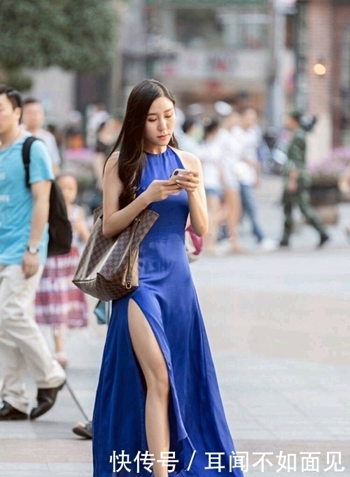 服饰|蓝色调的服饰时髦又能凸显女性优雅的魅力,穿上它美翻这个季节