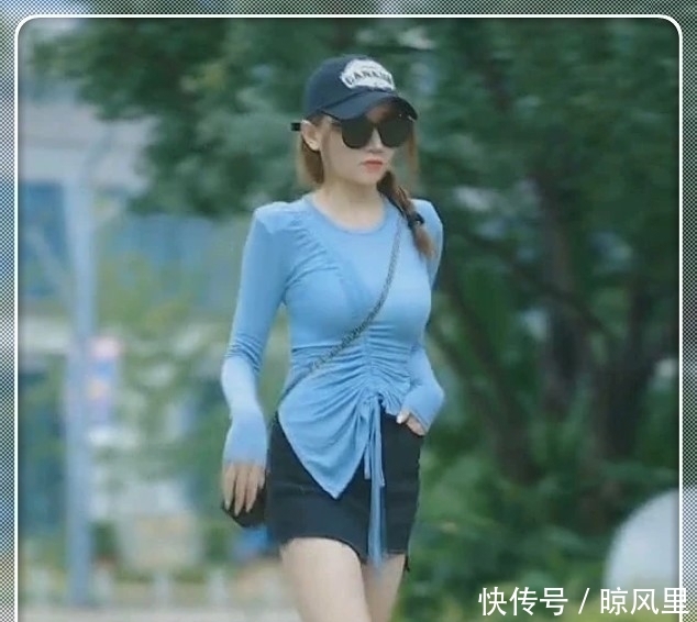 【行走】街拍:小姐姐腿长一米八,远远看去就是行走的“竹签”