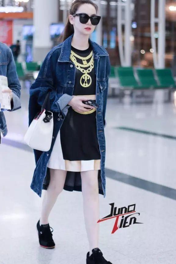 杨幂娜扎的腿看起来又长又细，原来她们都爱玩这样的套路！