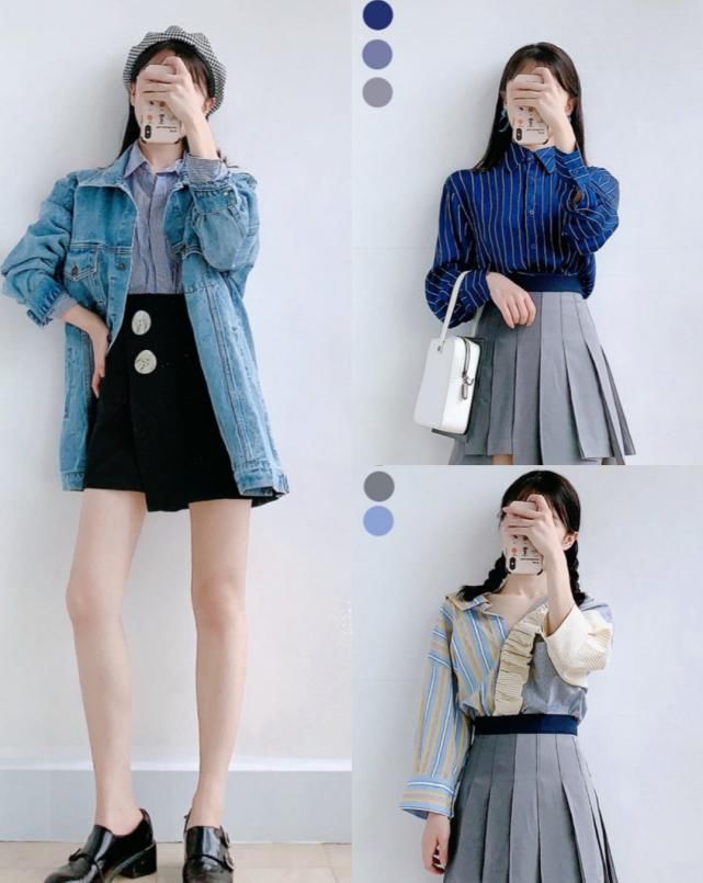  「穿法」小个子女生穿衣不好看？不如试试短裙+上衣的穿法，时髦又显高