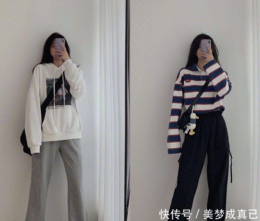  「休闲装」充满活力的显高休闲裤穿搭，穿出休闲装的时尚感，青春又减龄