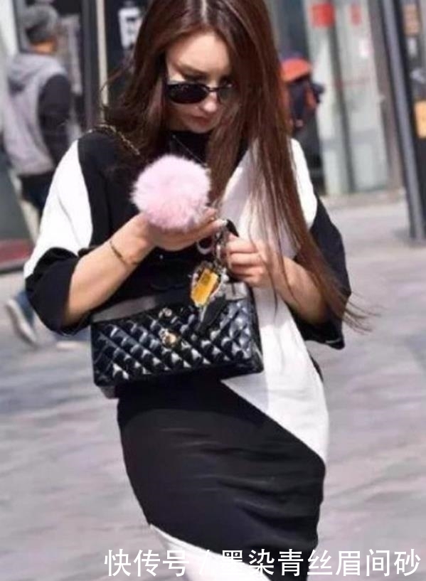 「美女」街拍:气质长相的时髦美女,简单的穿搭,彰显迷人气质
