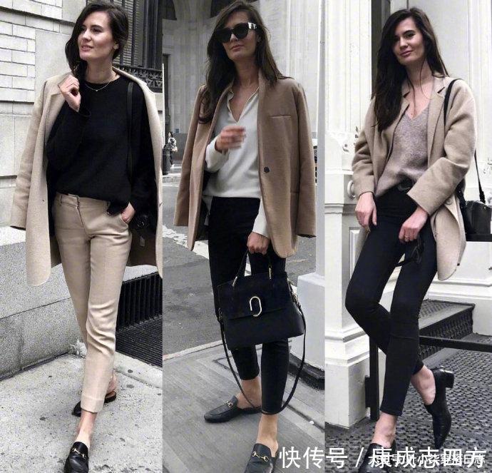 显得:今年流行大女人风,干练利落的秋季穿搭,诠释女人的力量感!