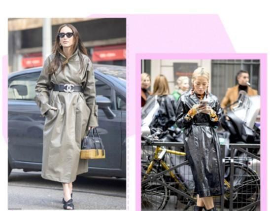  「风衣」春季风衣新穿法，变成裙装款式简约更百搭，穿上遮肉显瘦又时髦