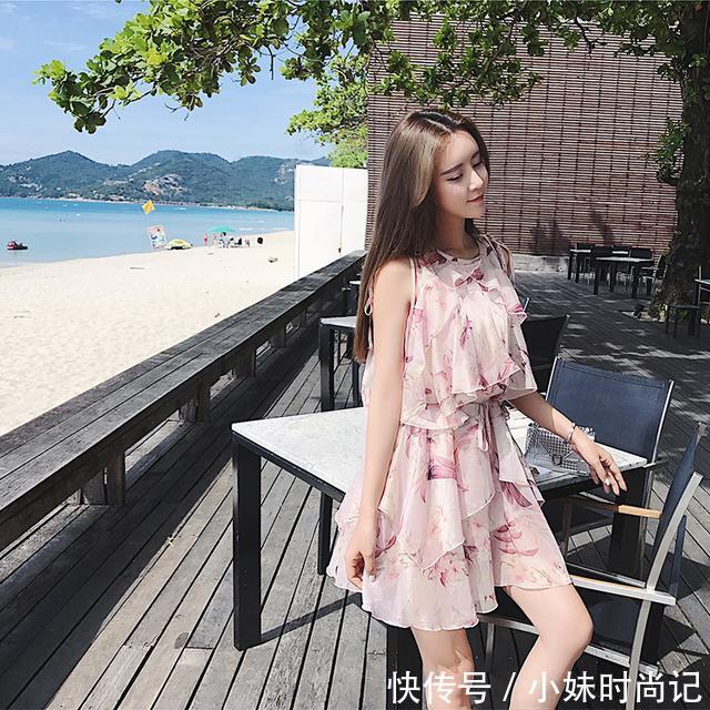 #连衣裙#雪纺时尚的连衣裙就是要让你变高变瘦