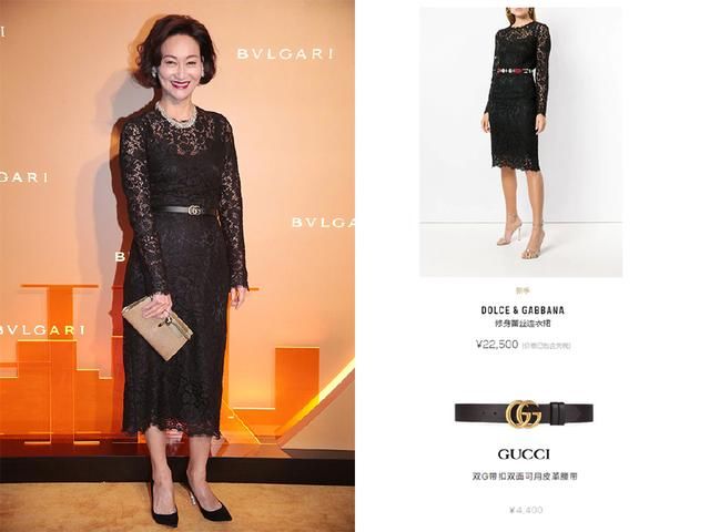 同是穿黑色出席活动，惠英红大气郑秀文御姐，蔡卓妍36照样很俏皮