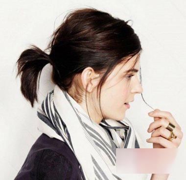 9款女孩子头发偏短的绑扎发图片！