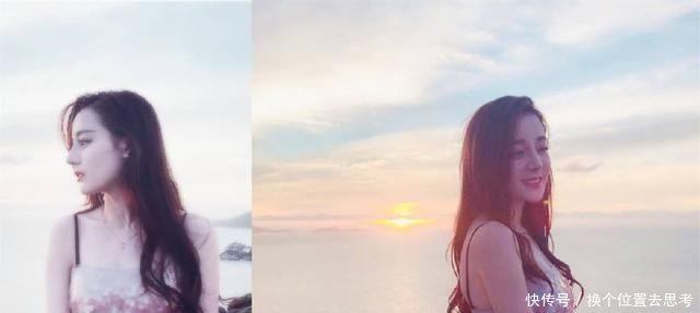 迪丽热巴与关晓彤相差6岁，同穿皮裙，气质却相差不止10岁！