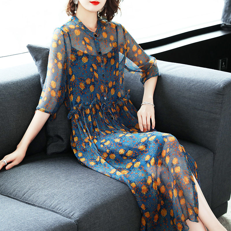 虽然48岁了，但我绝不做老女人!多穿这样温柔裙，显年轻超美嫩