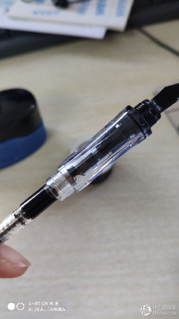 百乐卡利贵妃速写透明钢笔正常开箱付几只白菜钢笔对比