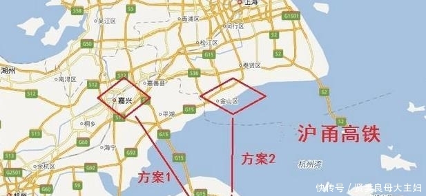  一条@浙江到上海正规划一条跨海高铁, 不经过杭州