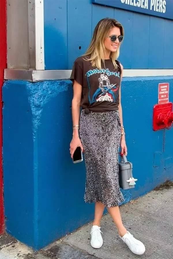 今夏最吸睛的30种半裙搭配，太美了!