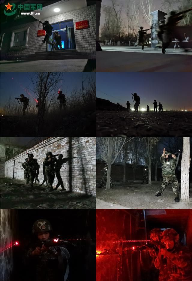  『训练』看过来，武警兵团总队超燃夜训来啦！