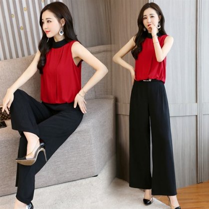 秋天了，连衣裙扔了吧!48岁嫂子穿上这时髦套装，美的无法呼吸