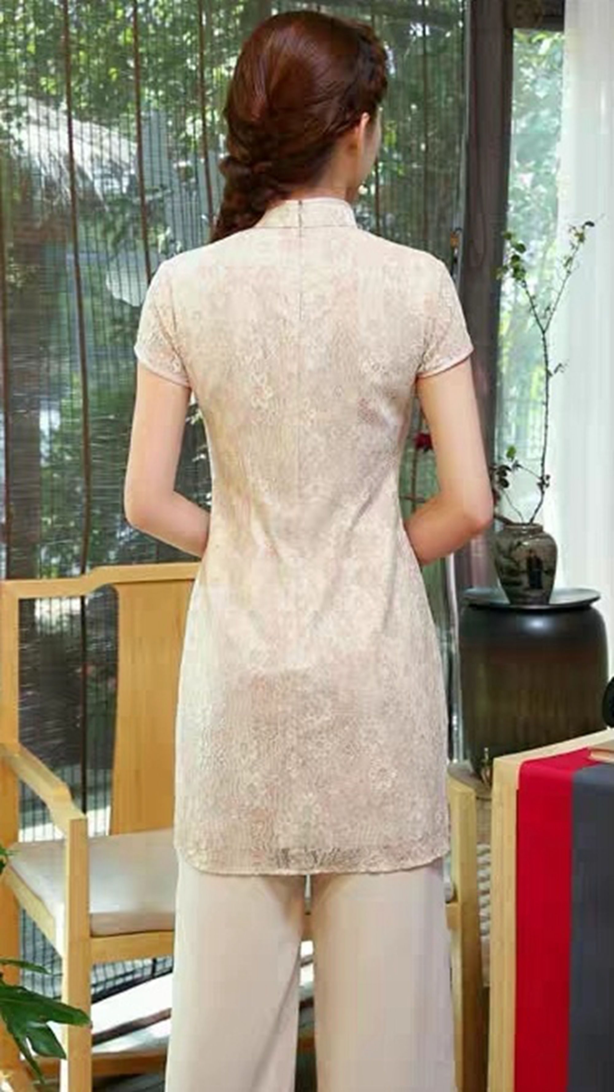 夏季新款改良修身旗袍上衣，中国风唐装，古典韵味十足