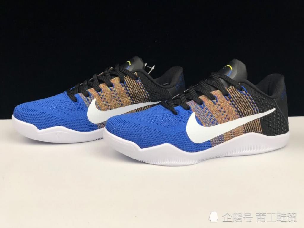  震脚|变向不减速，落地不震脚，后卫必备神鞋！耐克Kobe 11代黑蓝配色开箱