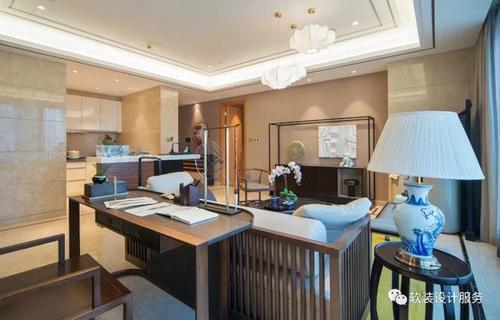 新中式大平层，禅意风范，韵味十足，看一眼都觉得奢华大气