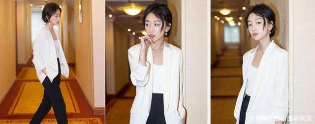 躲过了周冬雨的仙女裙，躲过了她的露肩装，却没躲过她的西装！