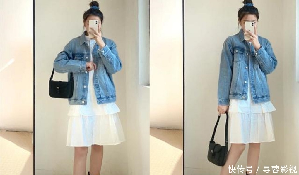 "cmt":"0"牛仔外套才是万能单品,早春季节搭配裙子就能美上一整季!