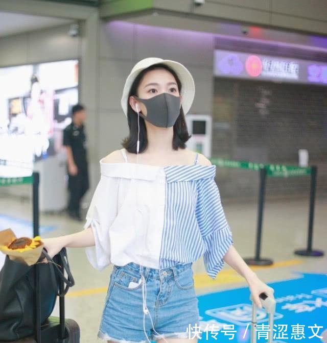 陈瑶穿这么紧的短裤, 居然还能塞进上衣, 网友 硬塞的吧!