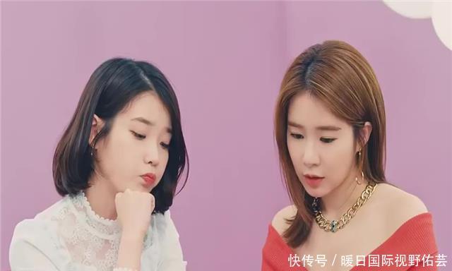 有一种友情叫做IU与刘仁娜!都是好看的小姐姐