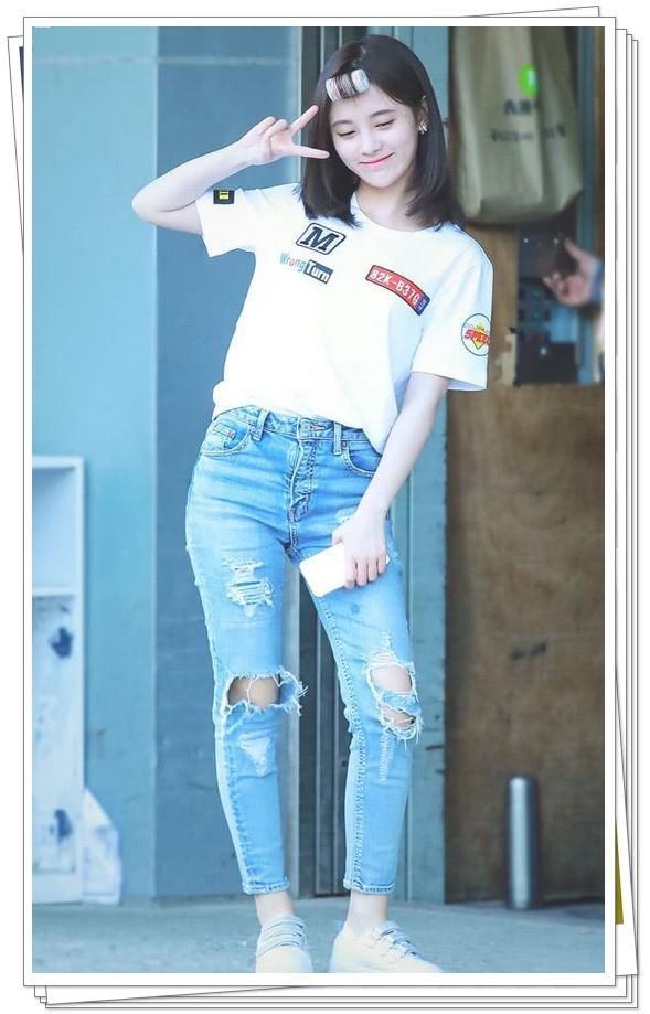 鞠婧祎本身就嫩，别“五毛钱”发卡尽显少女感，网友：逼死普通人