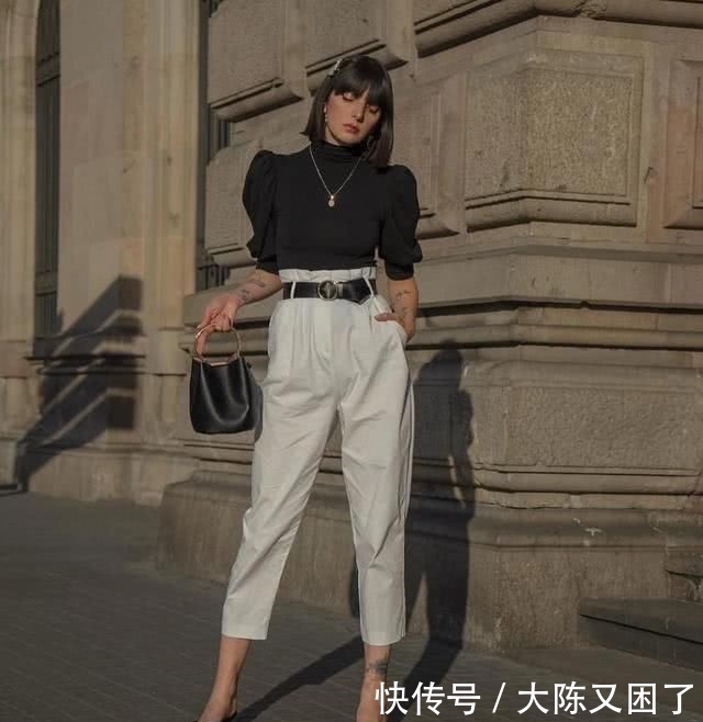  『时髦』阔腿裤不吃香了，2020流行“窄腿裤”，时髦不挑人，比阔腿裤百搭！