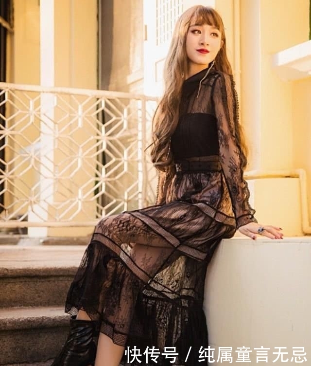 『穿上之后』建议过百女生:别再穿裤子了,试试在裙子上加层薄纱,显瘦还贼仙
