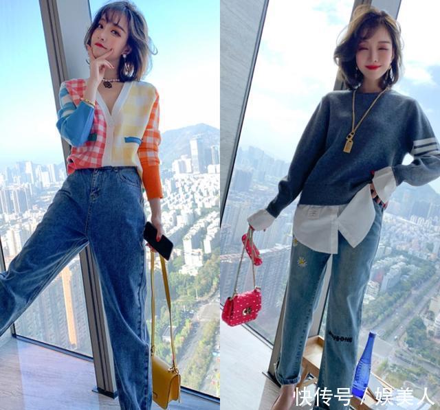  「时髦」牛仔裤搭配参考，经典百搭又时尚，轻轻松松穿出时髦感