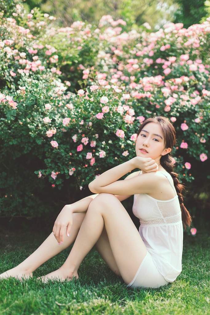 清纯马尾辫美女写真