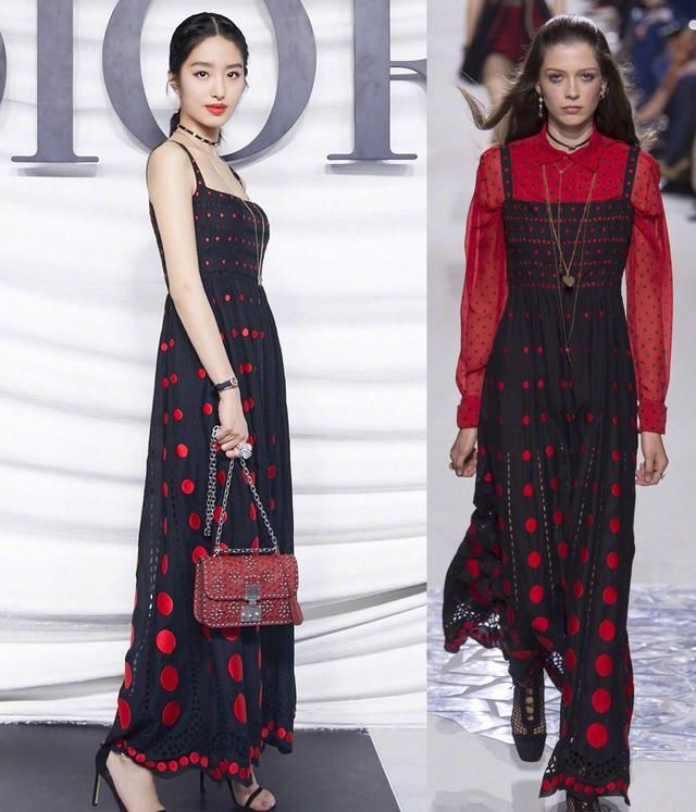 《芳华》女主杨采钰现在越来越会穿了，整个的衣品特有气场