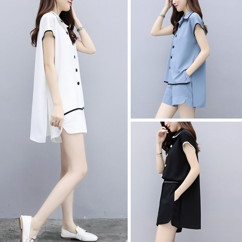 T恤搭牛仔裤太普通，这样的套装气质出众，让你美的没道理