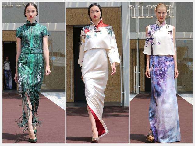 中国风旗袍登上“米兰时装”，真长脸，国人激动的泪流满面