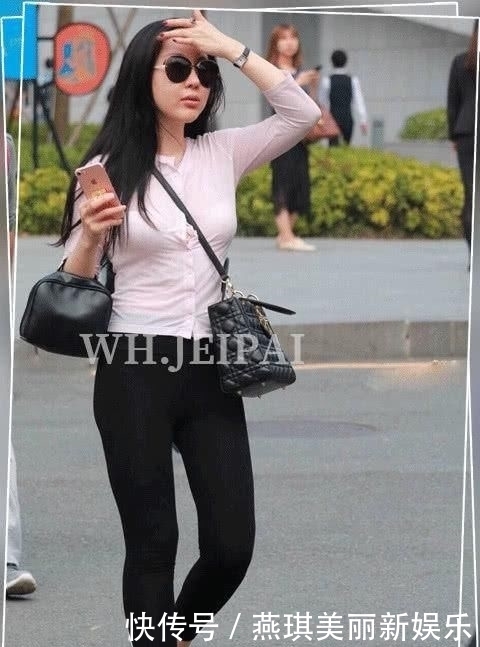  [美女]紧身打底裤漂亮美女的衣着精美好看, 兼顾雅致极简风格