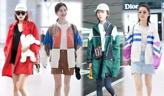 迪丽热巴真人秀纪录片&江疏影娜扎组团穿复古版运动夹克