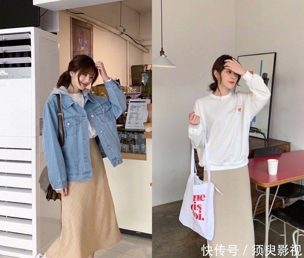 「半身裙」论温柔风与春天的适配性!这组搭配告诉你,照着穿秒变女神本神