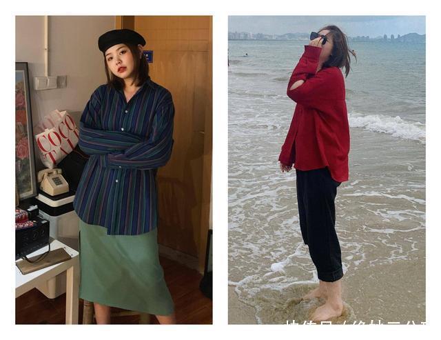 #春款#140斤的女生春款应该买什么穿对这四件单品,你就是90斤