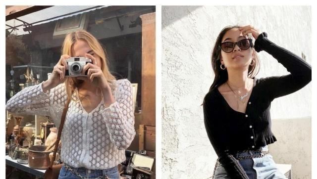  尽显：开衫+牛仔裤这样穿,时髦好看又清新柔美,尽显品味气质