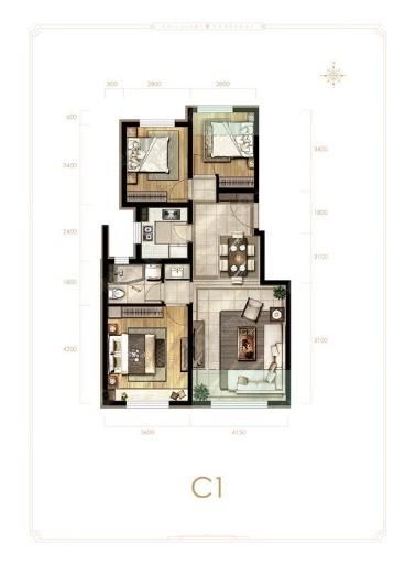  小户型：利好！北京未来三年将开通4条地铁！京西74平临铁小户型