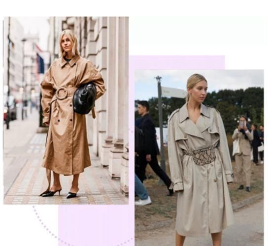  「风衣」春季风衣新穿法，变成裙装款式简约更百搭，穿上遮肉显瘦又时髦